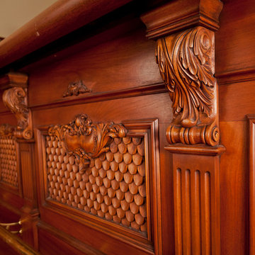 Residential Bar Wood Carving