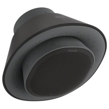 Kohler Moxie 1.75 Gpm Showerhead and Wireless Speaker, Matte Black
