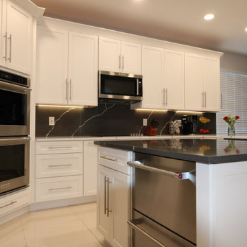 Boca Raton, Florida (Boca Falls) Diamond Vibe/Pompeii Quartz Kitchen + Bar Reno