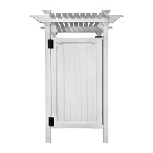 Outdoor shower enclosure