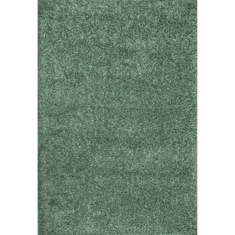 Nuloom Kara Shag Striped Area Rug, Green 6'7"x9'