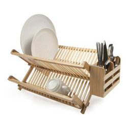 Dry & Hide Bamboo Dish Rack - Dish Racks