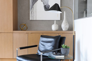Living room - contemporary living room idea in Vancouver
