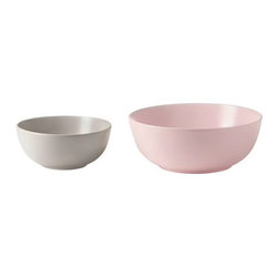F&Ouml;RESL&Aring; Bol, 2 pi&egrave;ces, rose, beige - Dining Bowls