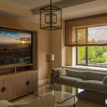 Custom-Width Horizon Series Soundbar in a NYC Apartment Overlooking Central Park