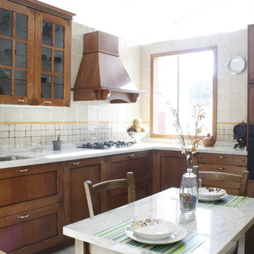 Una cocina rústica a la que no le falta detalle