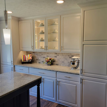 Kitchen upgraded from small to large with lots of storage in Liberty Twp