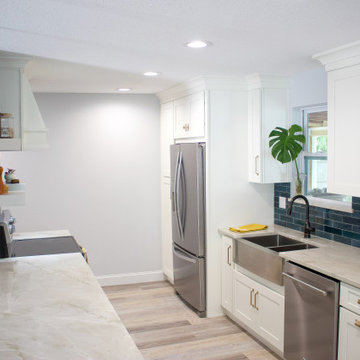 Modern Beach Kitchen and Bath