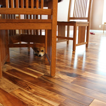 Quartersawn Oak Craftsman Style Kitchen That Brings The Outdoors In.
