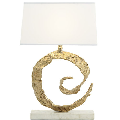 Swirl Lamp Brass