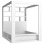 Modern 4-Poster Bed With Storage by Vox