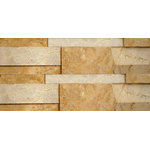 Natural Stone Veneer - Parquet Bush Hammer, Sand Beige, Parquet Bush Hammer Honed - Natural stone veneer is a dolomitic limestone characterized in its durability, density and resistance to water and acidic content of rain and soil. Our products are tested for freezing and De-thawed. It is certified to meet architectural specifications and maintenance free.
