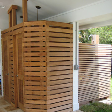 Cedar / Teak Outdoor Shower