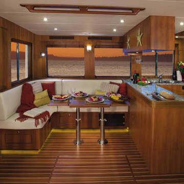 North Pacific Yachts - Pilothouse Yacht Interior
