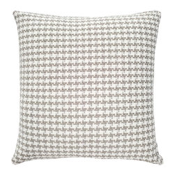 Pillow Decor - Coco Jicama Houndstooth Outdoor Throw Pillow 19x19 - Outdoor Cushions And Pillows