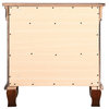 Glory Furniture Triton 2 Drawer Nightstand in Cappuccino