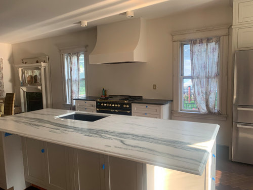 Advice needed on a bad marble countertop install!