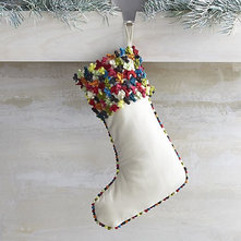 Contemporary Christmas Stockings And Holders by Crate&Barrel