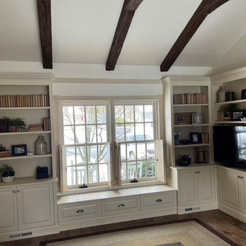 Corner Window Seat & TV Cabinet