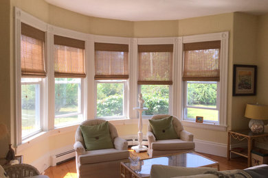 Living room - traditional living room idea in Other