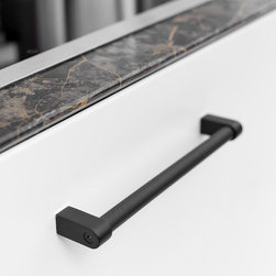 Furnipart Regular 2 handle in Black finish - Cabinet and Drawer Handle Pulls