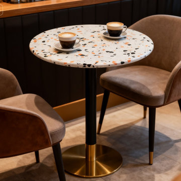 Concrete Terrazzo Tables For Bistro & Cafe