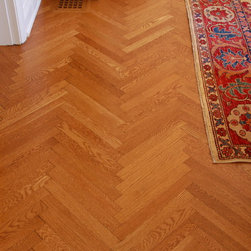 Rift Sawn White Oak from the Herringbone collection. - Engineered Wood Flooring