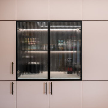 Pink and Black Kitchen St Albans