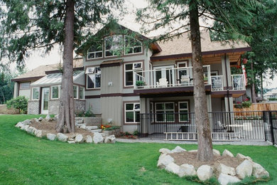 Inspiration for a timeless exterior home remodel in Vancouver