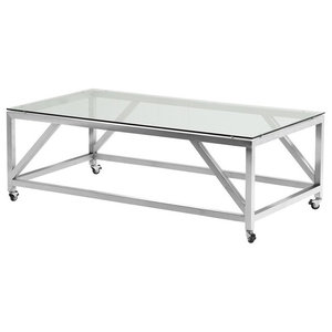 Amici Coffee Table - Amici Rectangular Stainless Steel Coffee Table With Tempered Glass Top Contemporary Coffee Tables By Modern Selections Houzz - It is arguably the most important piece in your living room.