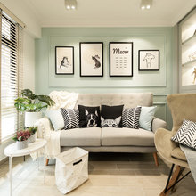 Nursing Rm-Calming Neutral Green Wood Whites