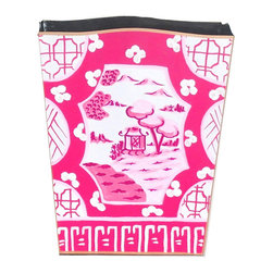 Canton in Pink Wastebasket - Wastebaskets