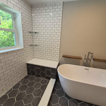 Hexagon Haven Bathroom: After