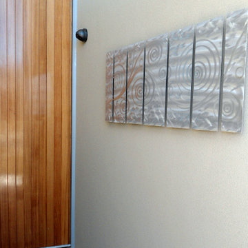 Outdoor Living with Hand-Made Abstract, Contemporary Artwork by Jon Allen