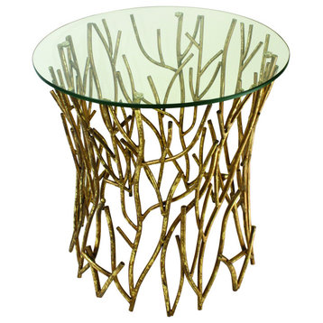 Round Twig Accent Table