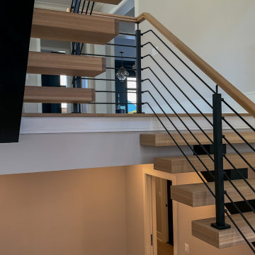 Project #147 | Modern Staircase with Seattle Style Stringer