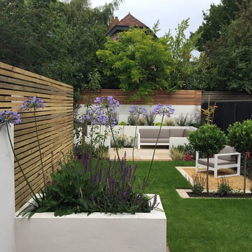 Small Urban Contemporary Garden in Manchester