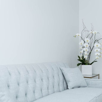 White Sleek Interior Custom Home