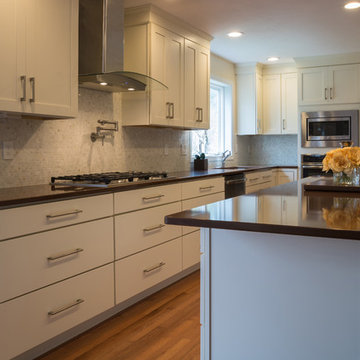 Cloud Nine Marble Penny Rounds Backsplash