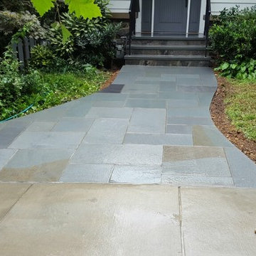 Thermal Cut Flagstone Walkway in Washington DC, Woodley Park NW