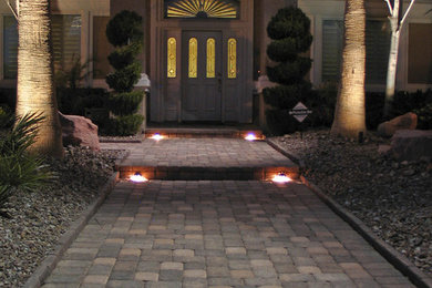 This is an example of a southwestern landscaping in Las Vegas.