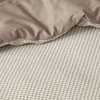 50% Cotton 50% Rayon From Bamboo Duvet Set In Taupe