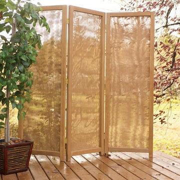 Cedar Mesh Privacy Screen