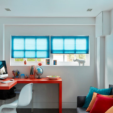 Home office blinds and interiors