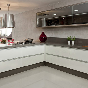 Silestone Cemento Kitchen