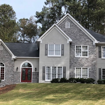 Vilomar/Eldorado Stone/Gutters/Paint/Thermatru Door/Hardie Siding