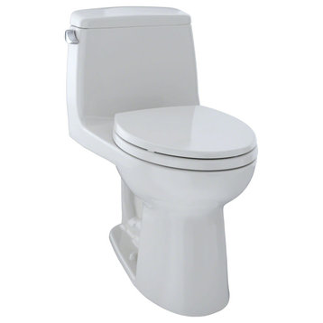 TOTO MS854114SL UltraMax One Piece Elongated 1.6 GPF Toilet - Colonial White