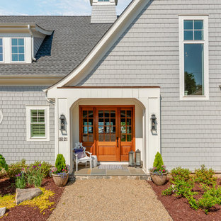 Nantucket Coastal Shaker Front Door