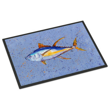 8535Mat Tuna Fish Indoor Or Outdoor Mat, 18"x27", Multicolor