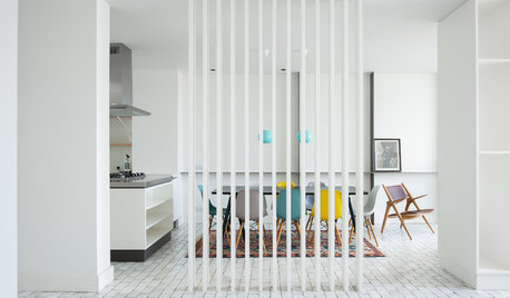 Offene Küche abtrennen: Mehr Struktur durch Lamellen, Vorhänge und Co.